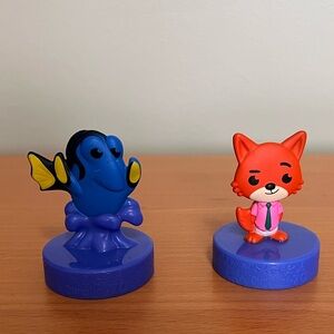 NEW McDonald's Disneyland Resort 70th Celebration Happy Meal Dory Nick Wilde